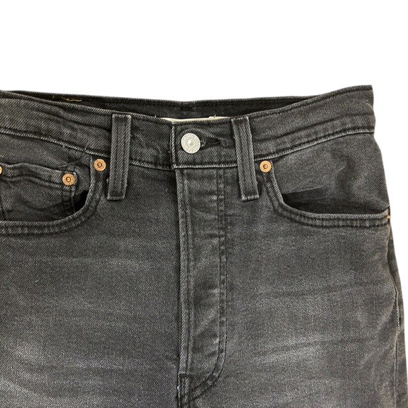 Levi’s Ribcage Bootcut Black Flared Jeans High Waist - Picture 5 of 5